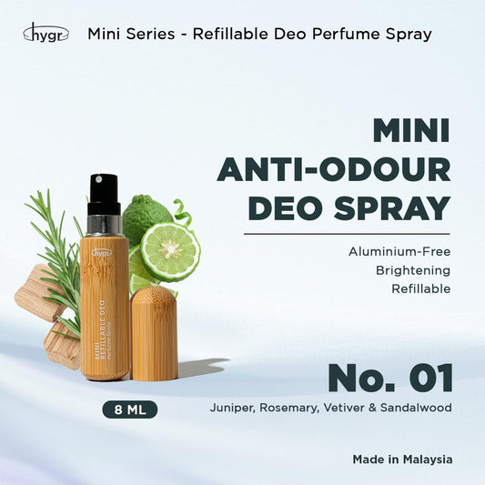 hygr Mini Travel Deodorant Spray (8ml)