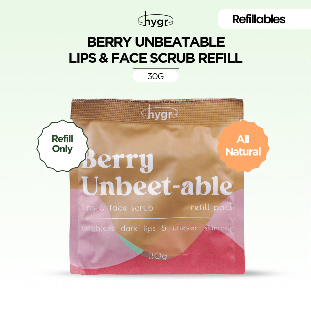HYGR Berry Unbeetable Lip & Face Scrub 30g