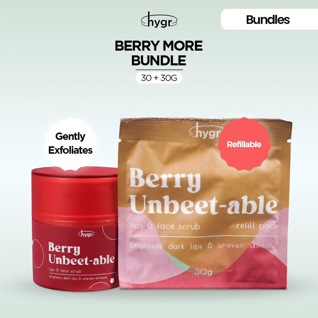 HYGR Berry Unbeetable Lip & Face Scrub