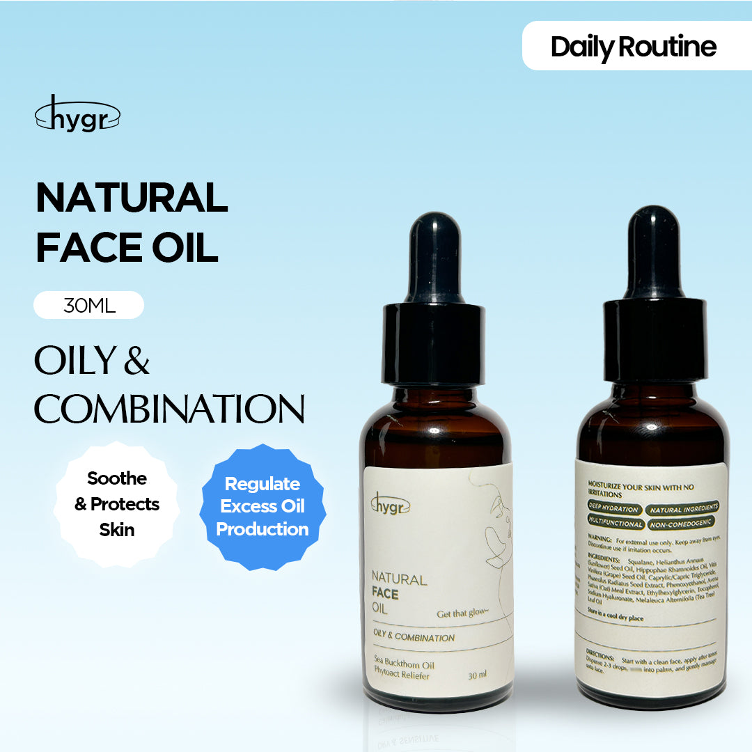 Hygr Natural Facial Oils 30ml