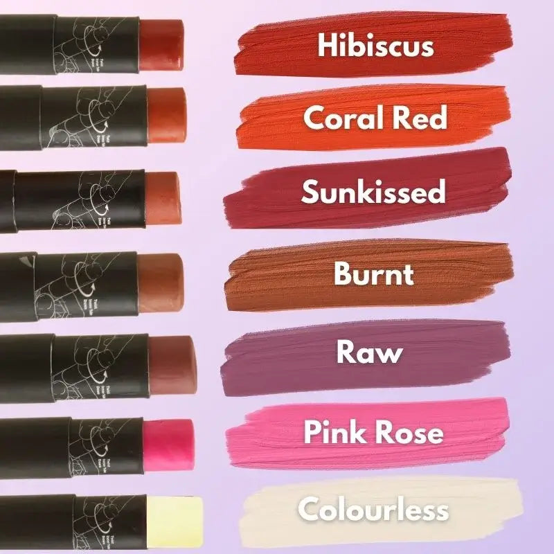 Hygr Natural Tinted Lip Balm in Papertube Packaging + 2% Hyaluronic Acid