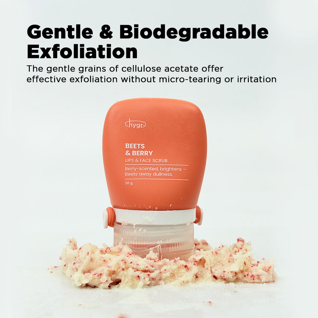 HYGR Berry Unbeetable Lip & Face Scrub 30g