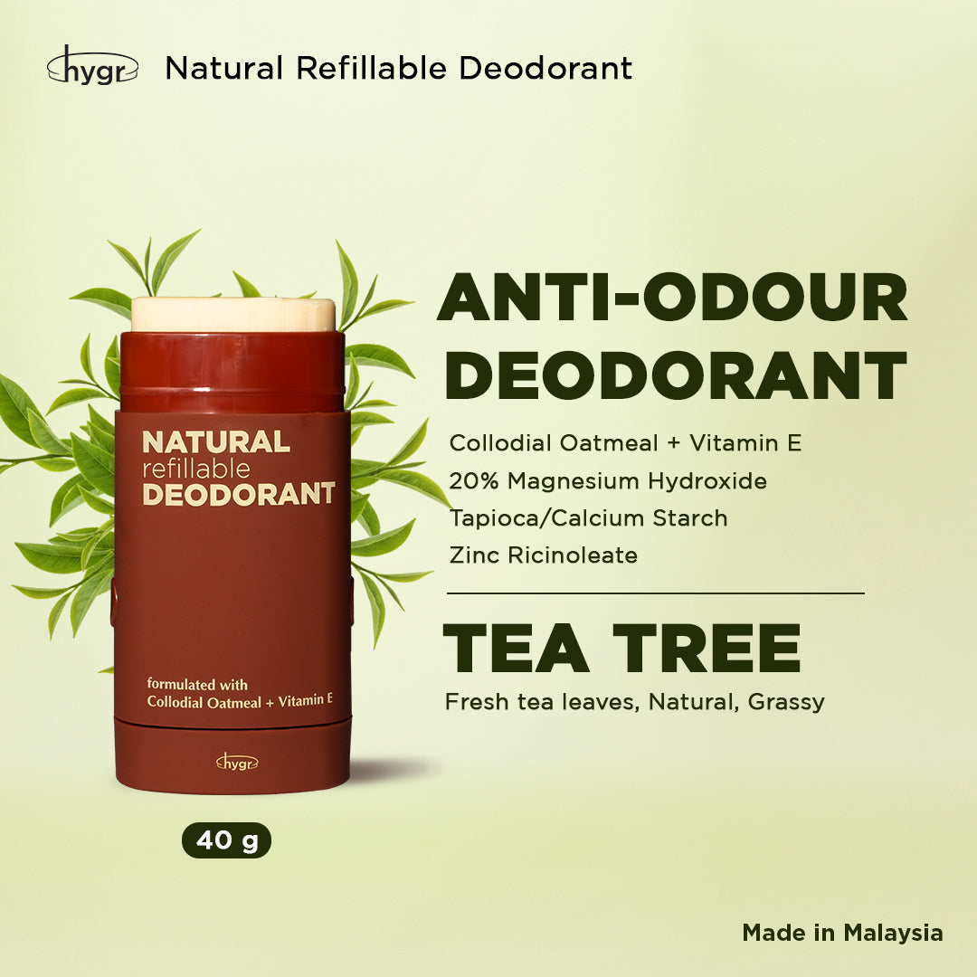 hygr Deo Lipa Bundle Set - Natural Refillable Deodorant + Tinted Lip Balm