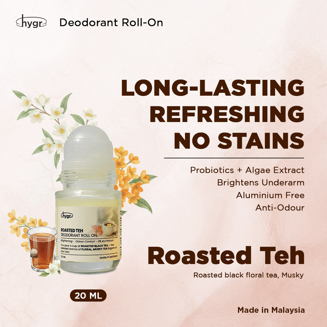 HYGR Deodorant Roll-On 20ml Refillable Scent