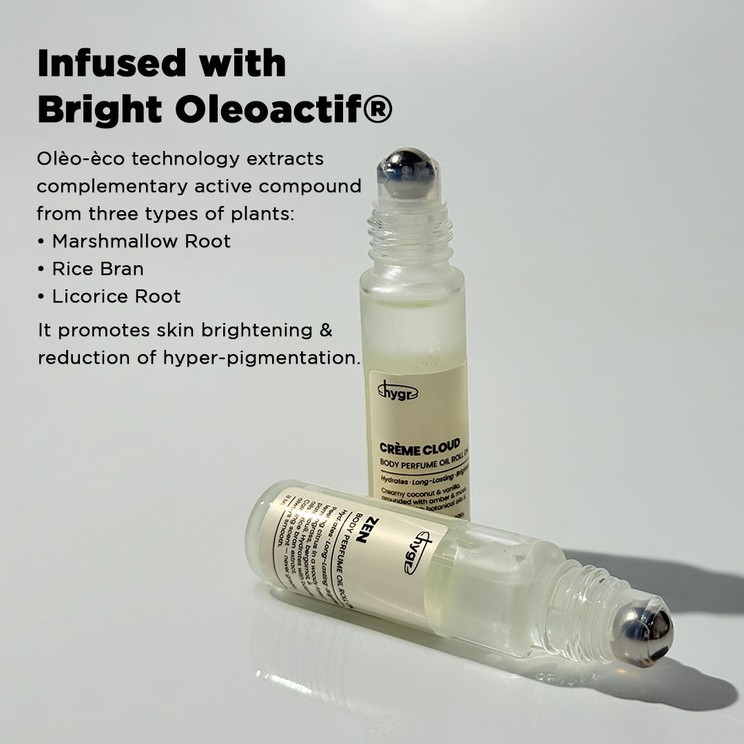 HYGR Body Oil Mist | Hydration Smoothen Skin Brighten Skin Lotion Scented Oil