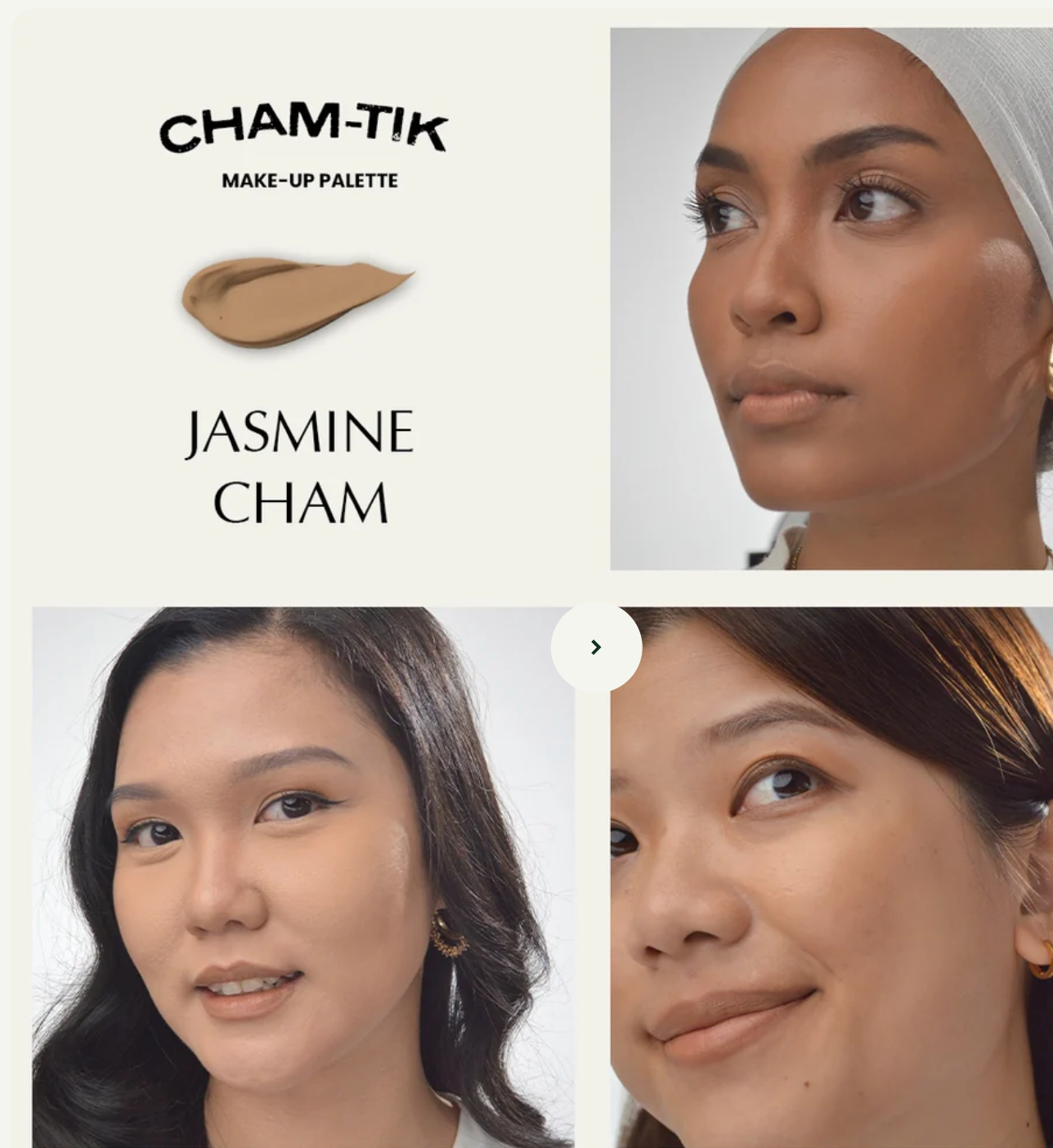 HYGR CHAM-TIK 3-in-1 Make-Up Face Palette