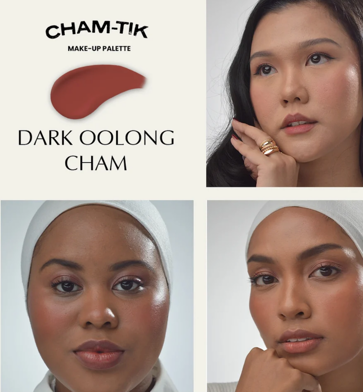 HYGR CHAM-TIK 3-in-1 Make-Up Face Palette