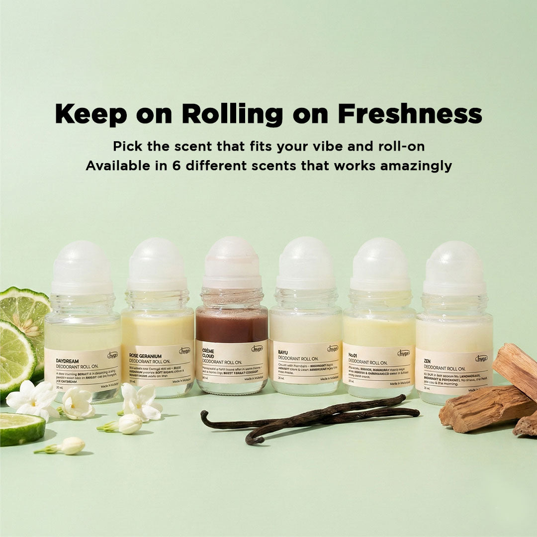 HYGR Deodorant Roll-On 20ml Refillable Scent