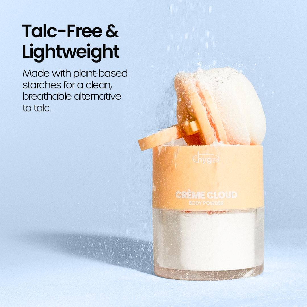 HYGR Scented Body Powder (10g) | Talc-Free Moisture Absorbing Cooling Powder | Long-Lasting Freshness & Dampness Care