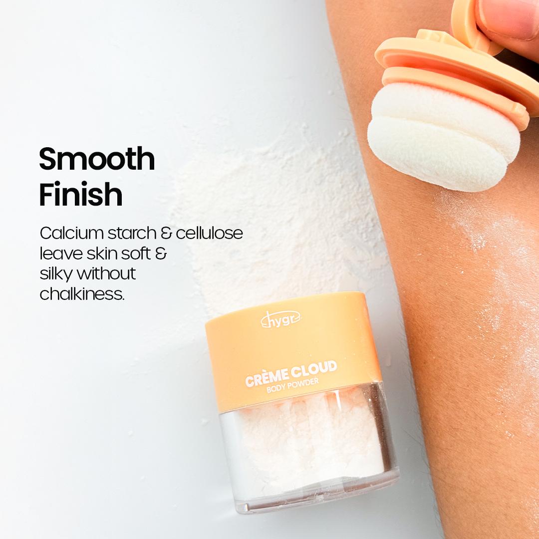 HYGR Scented Body Powder (10g) | Talc-Free Moisture Absorbing Cooling Powder | Long-Lasting Freshness & Dampness Care