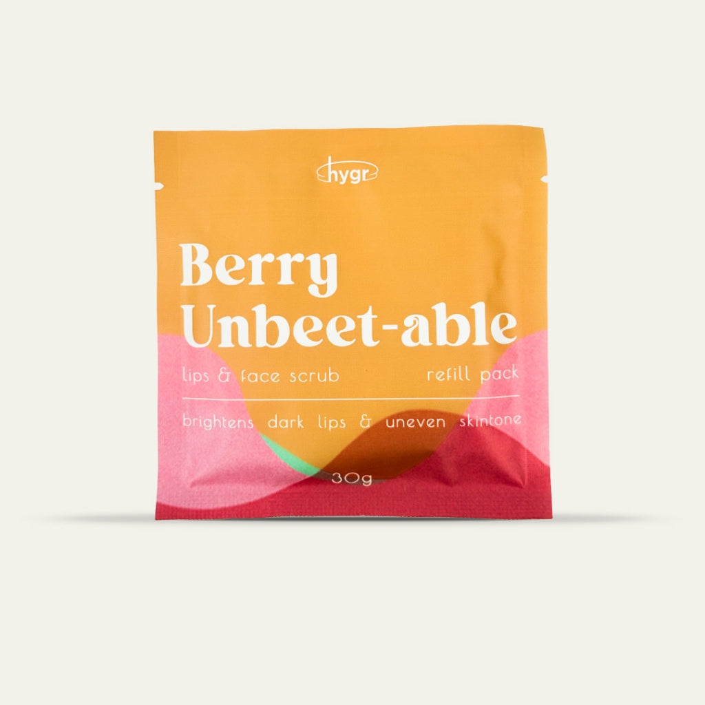 HYGR Berry Unbeetable Lip & Face Scrub 30g
