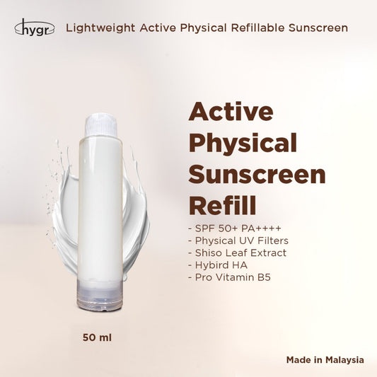 hygr Active Lightweight Moisturising Physical Sunscreen