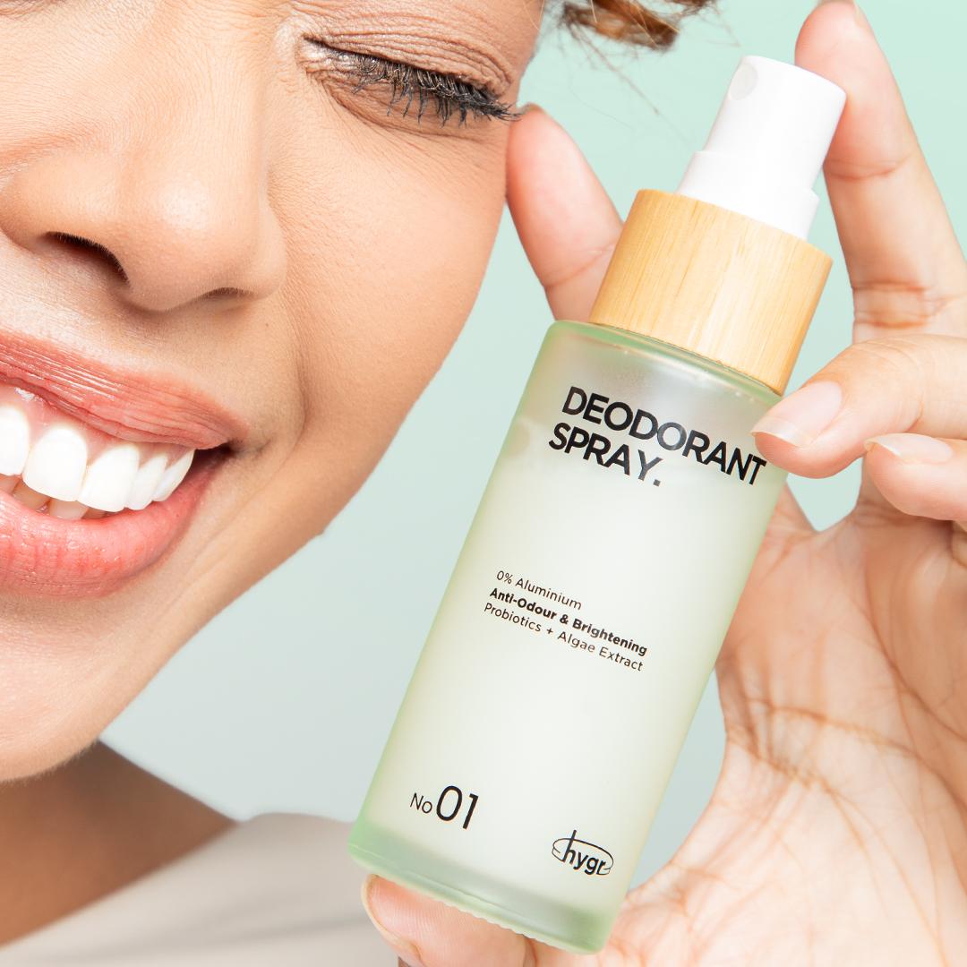 NEW Hygr's Refillable Deodorant Perfume Spray