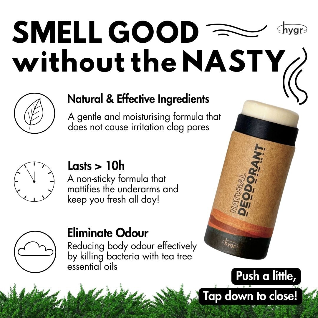 [Sample Set] Smell Be Gone Natural Deodorant HYGR