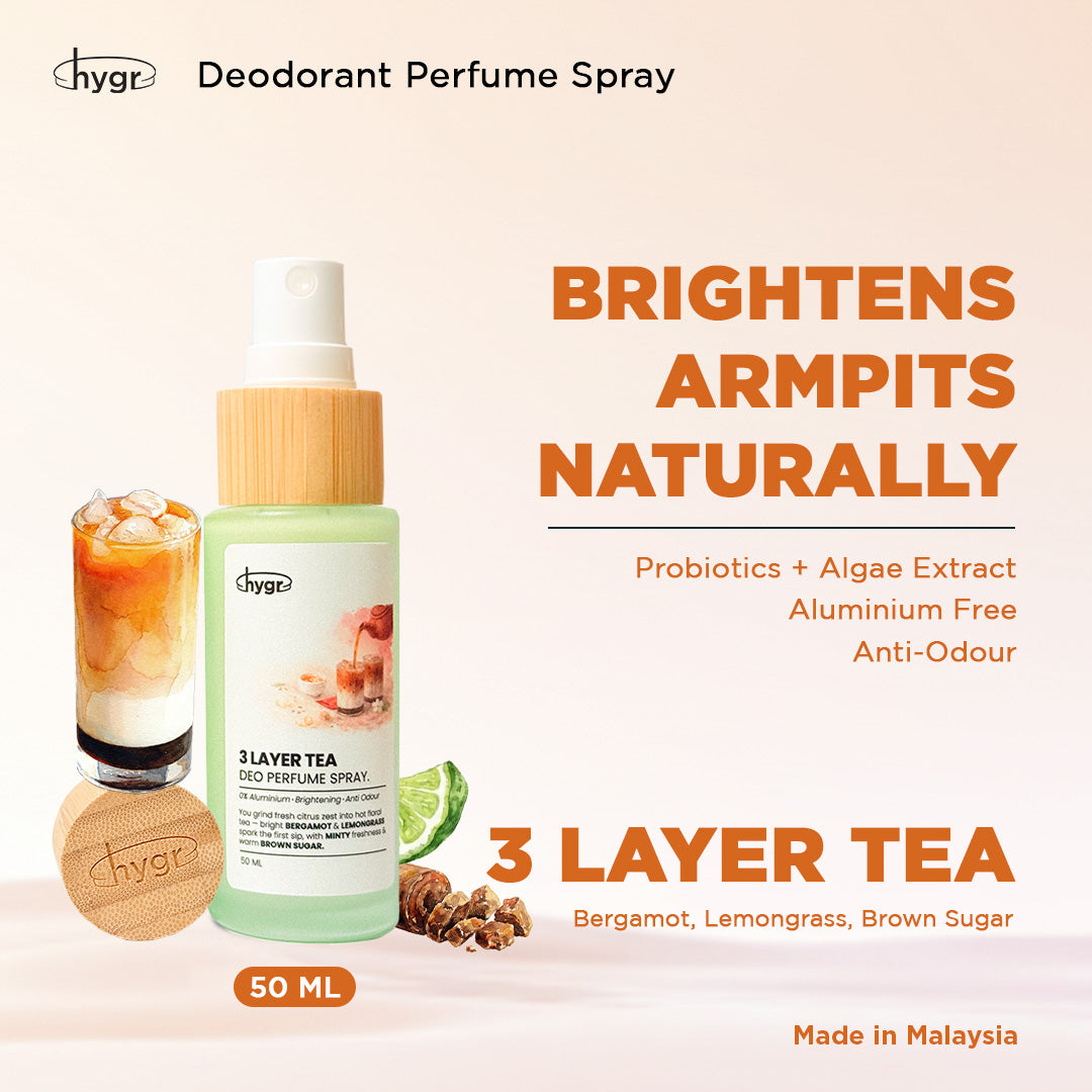 hygr Natural Refillable Deodorant Spray Perfume 50ml