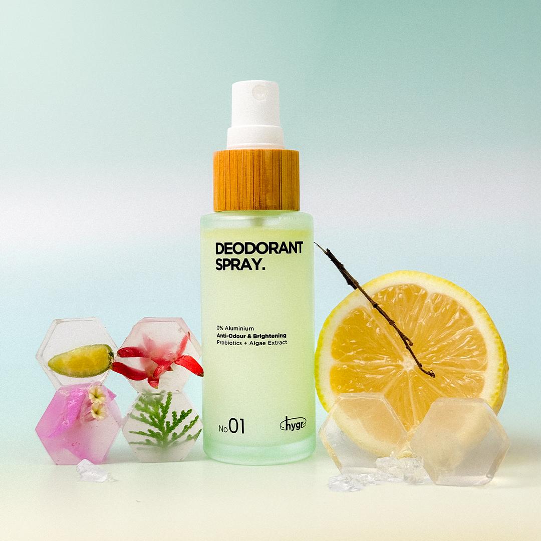 NEW Hygr's Refillable Deodorant Perfume Spray