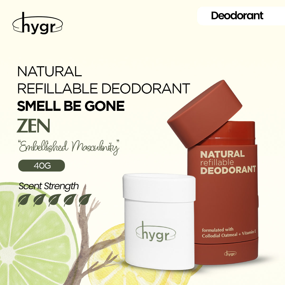 Deo Lipa Refillable Bundle (Bamboo Lip Balm + Refillable Deodorant)