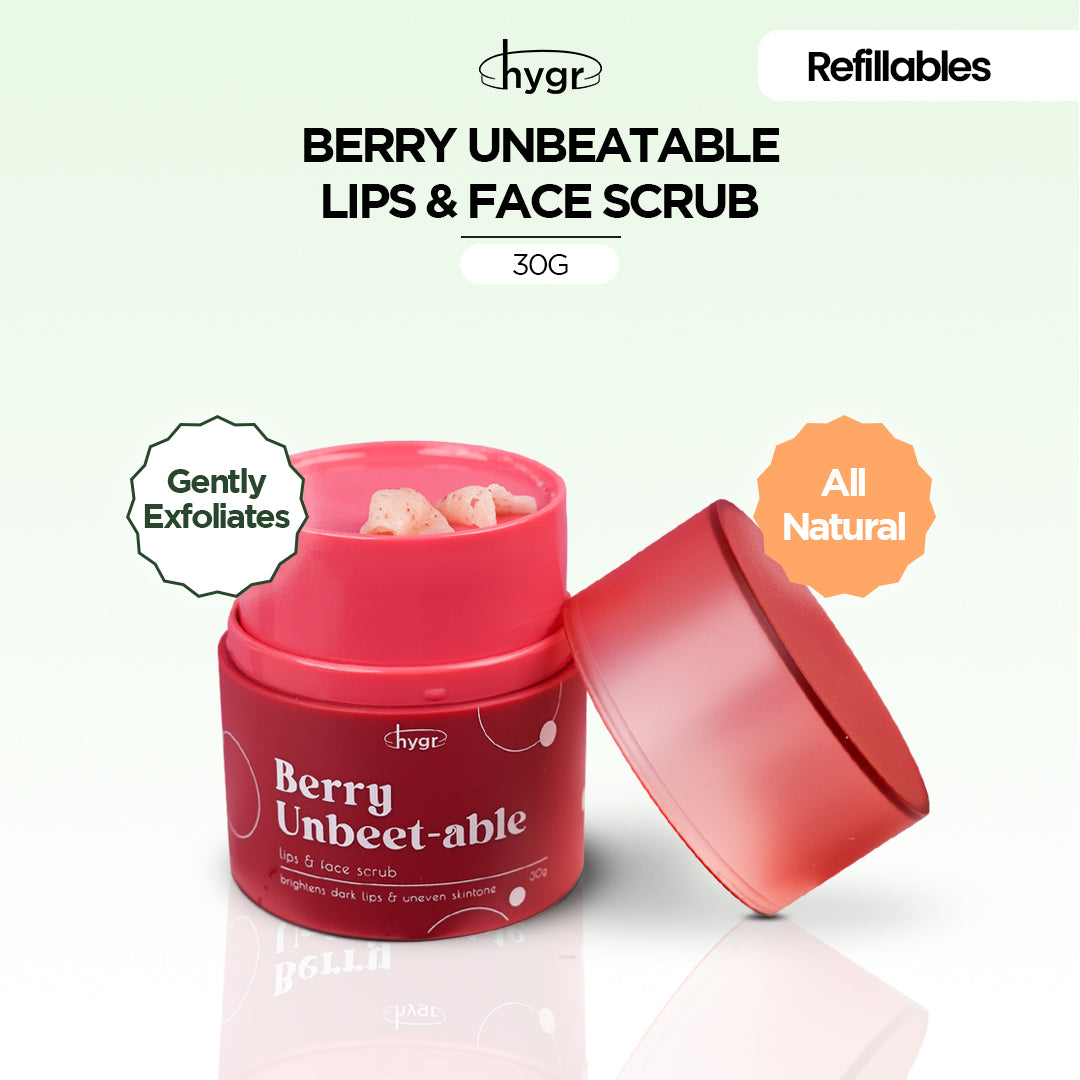 HYGR Berry Unbeetable Lip & Face Scrub