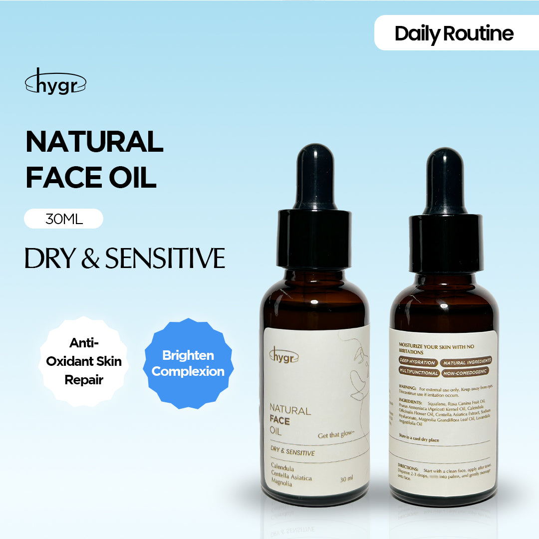 Hygr Natural Facial Oils 30ml