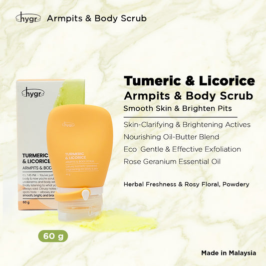 hygr Turmeric Licorice Armpits & Body Scrub