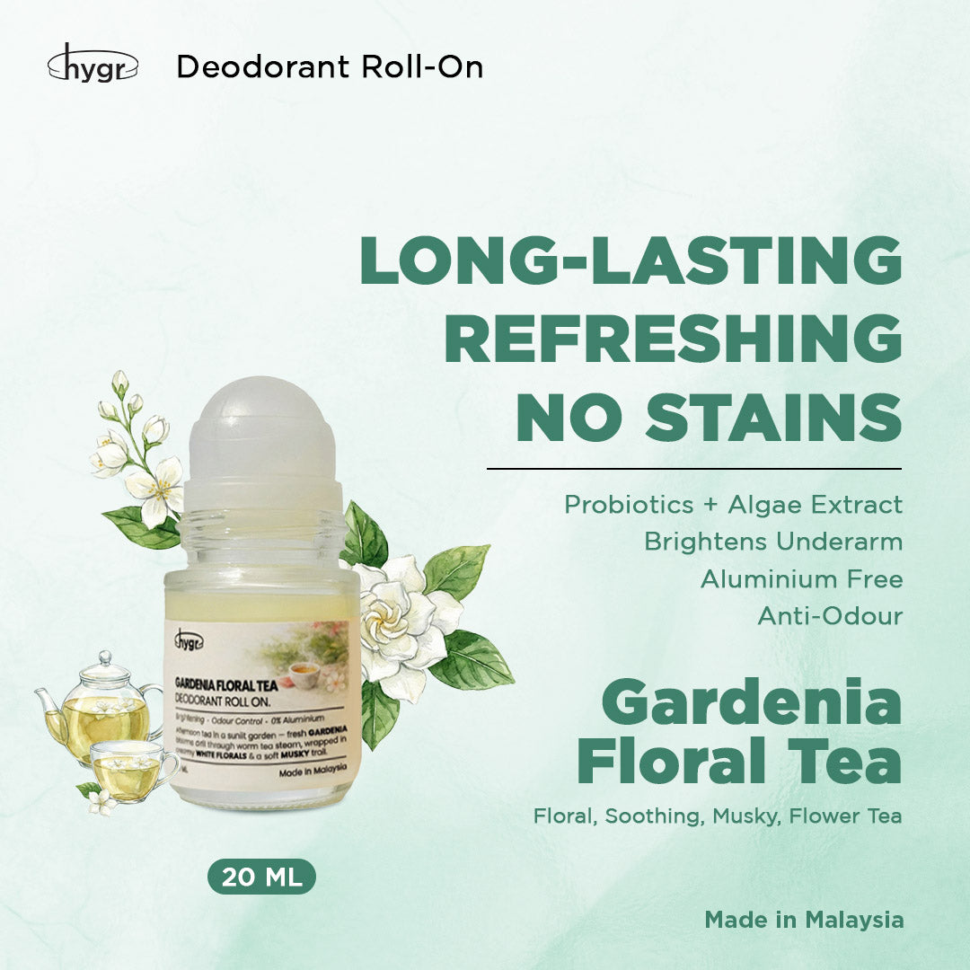 HYGR Deodorant Roll-On 20ml Refillable Scent
