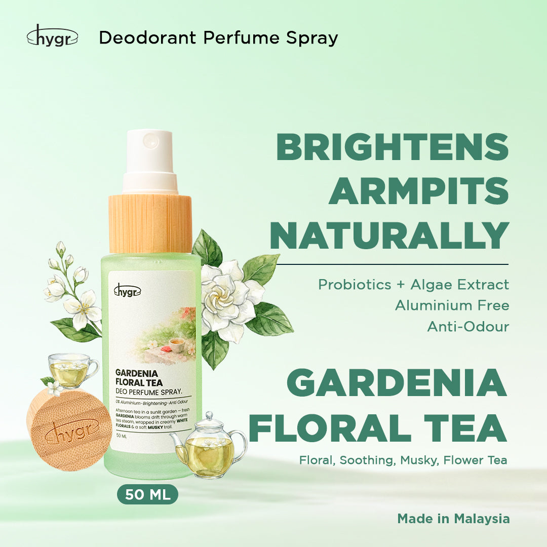 hygr Natural Refillable Deodorant Spray Perfume 50ml