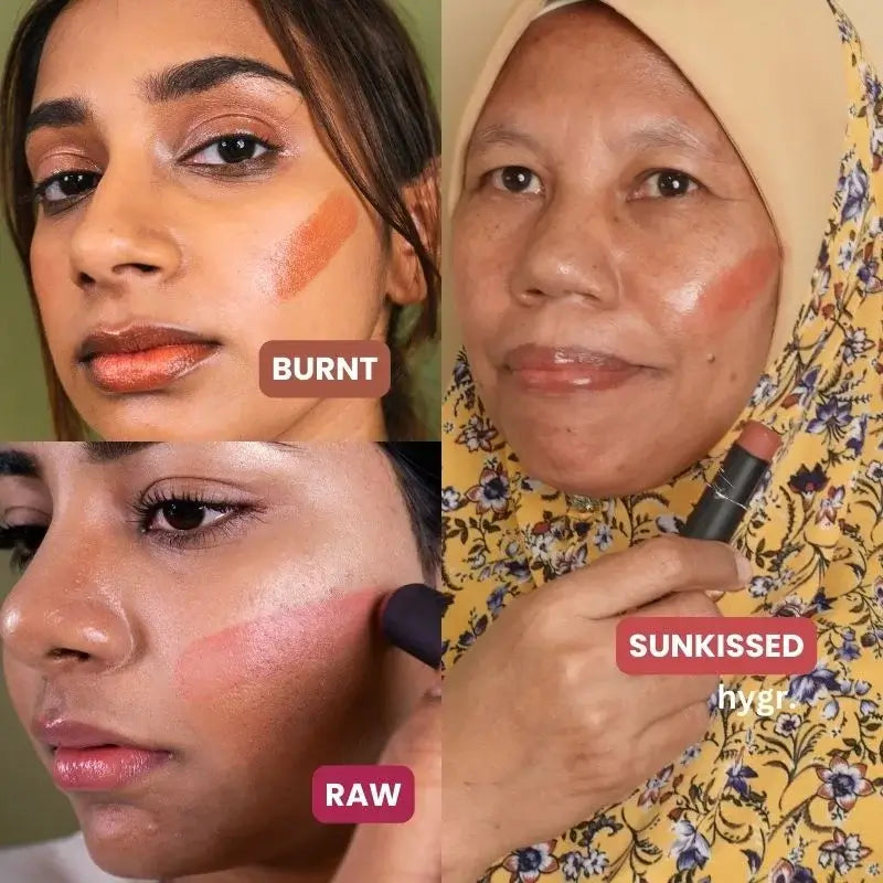 Hygr Natural Tinted Lip Balm in Papertube Packaging + 2% Hyaluronic Acid