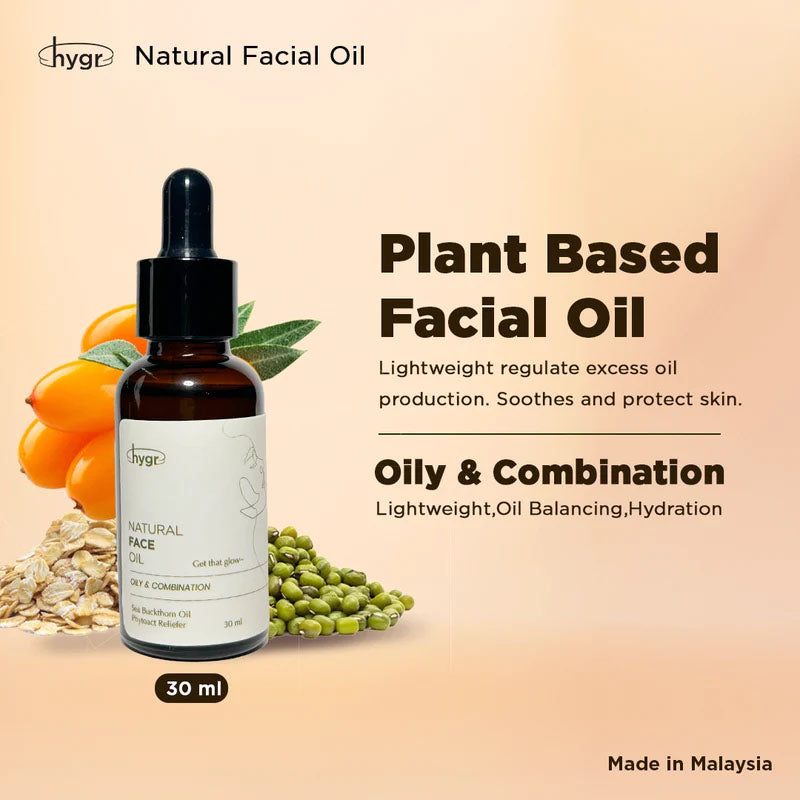 Hygr Natural Facial Oils 30ml