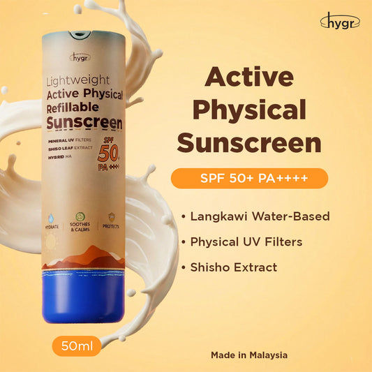 hygr Active Lightweight Moisturising Physical Sunscreen