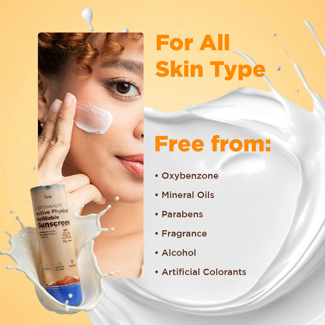 hygr Active Lightweight Moisturising Physical Sunscreen