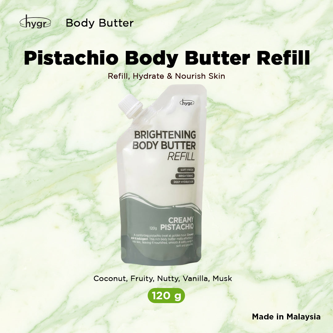 Pistachio Body Butter 50g | Hydrating Brightening Skin Nourishment Smooth Skin