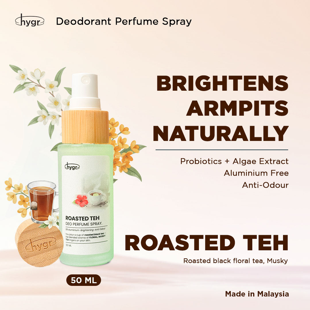 hygr Natural Refillable Deodorant Spray Perfume 50ml