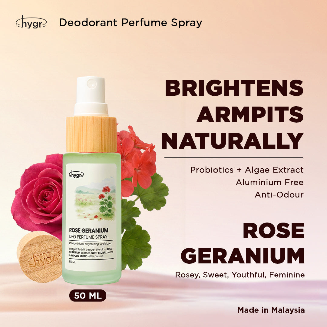 hygr Natural Refillable Deodorant Spray Perfume 50ml