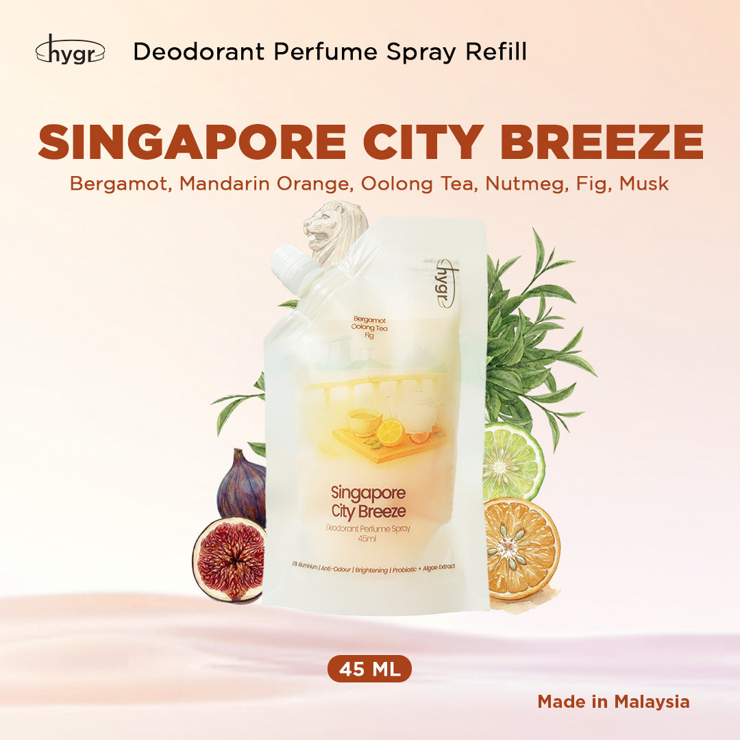hygr Natural Refillable Deodorant Spray Perfume 50ml
