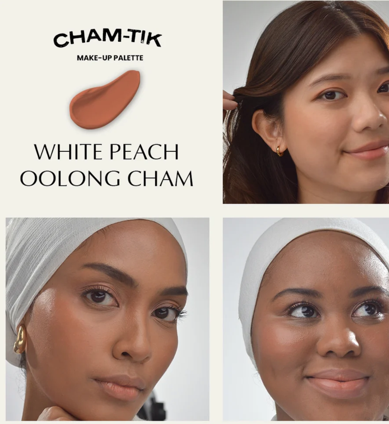 HYGR CHAM-TIK 3-in-1 Make-Up Face Palette