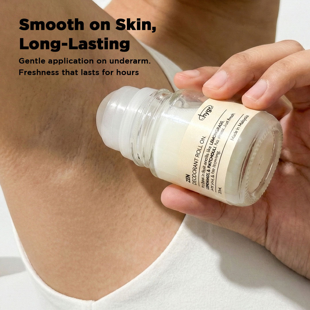 HYGR Deodorant Roll-On 20ml Refillable Scent