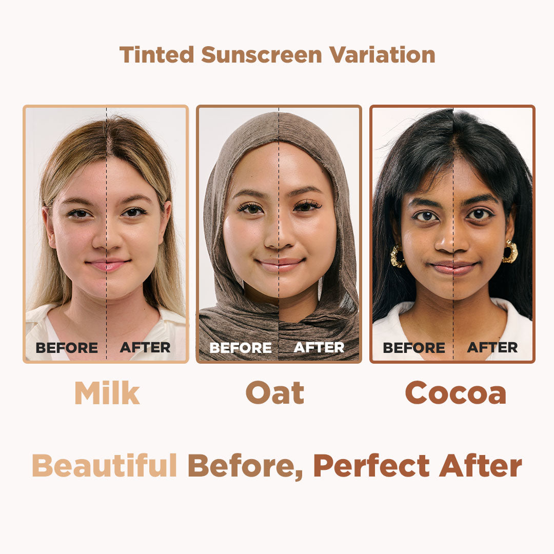 HYGR Tinted Sunscreen 50 ml | Milk Oat Cocoa