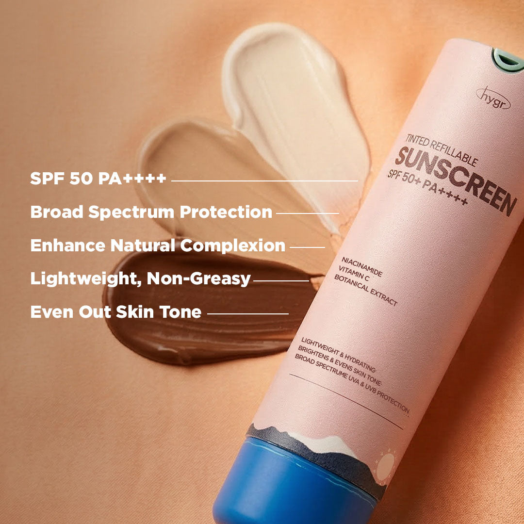 HYGR Tinted Sunscreen 50 ml | Milk Oat Cocoa