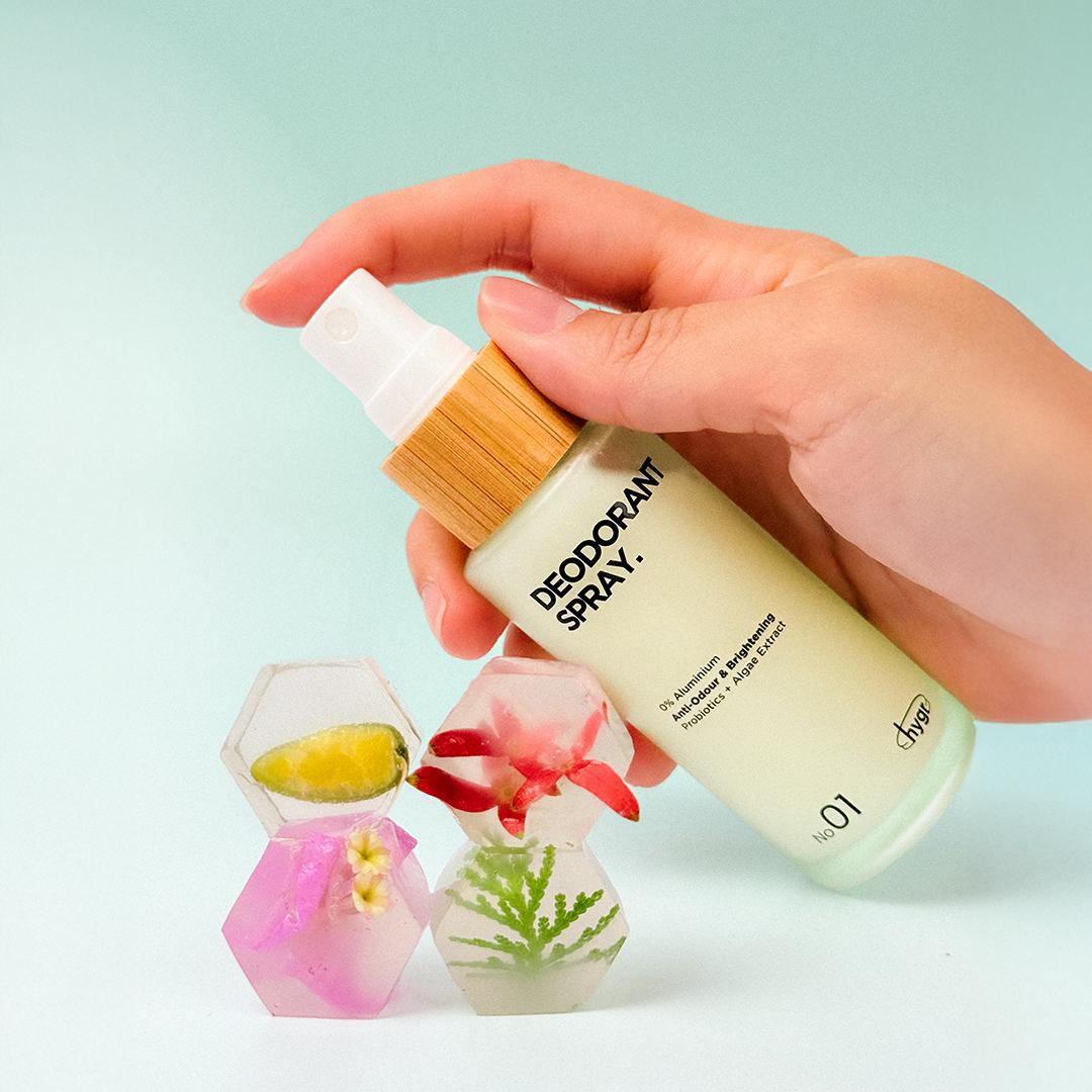 NEW Hygr's Refillable Deodorant Perfume Spray