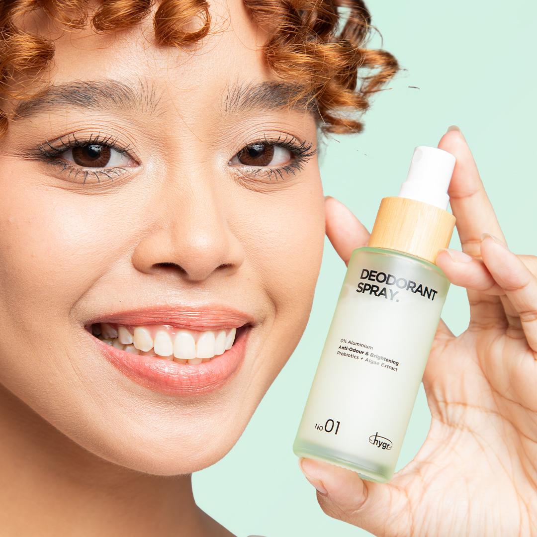 NEW Hygr's Refillable Deodorant Perfume Spray