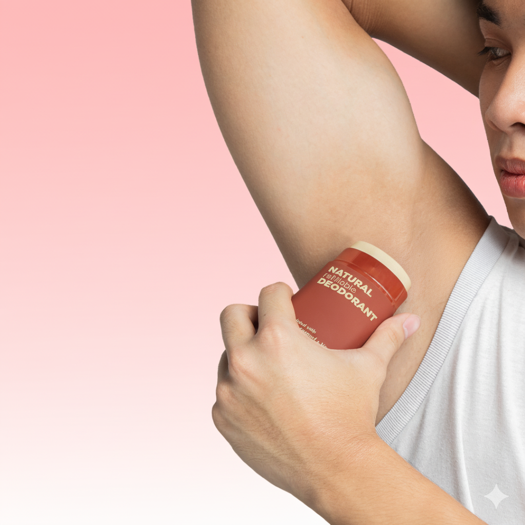 HYGR natural refillable deodorant, aluminium-free and sensitive-skin friendly