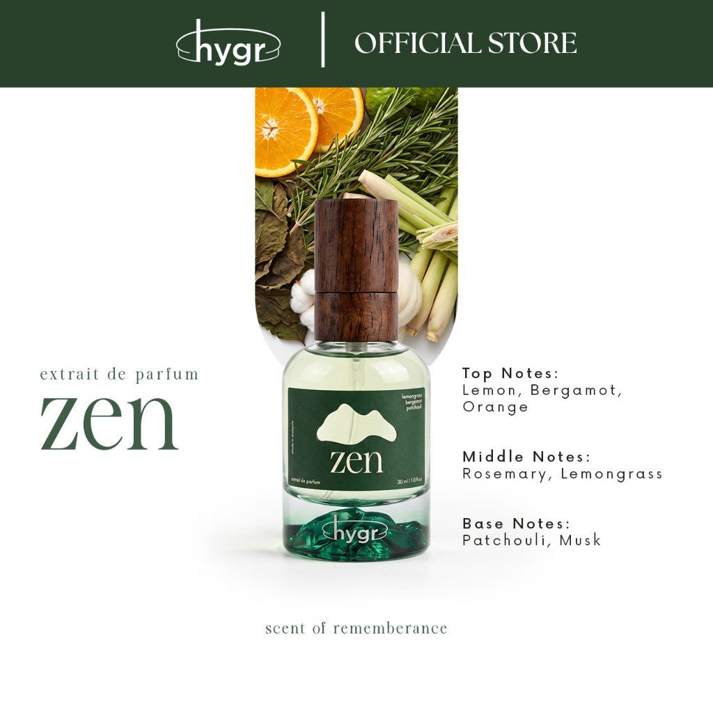 HYGR Zen Perfume 30ml Extrait de Parfum & Primer