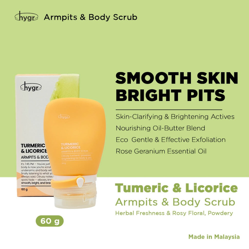 hygr Turmeric Licorice Armpits & Body Scrub