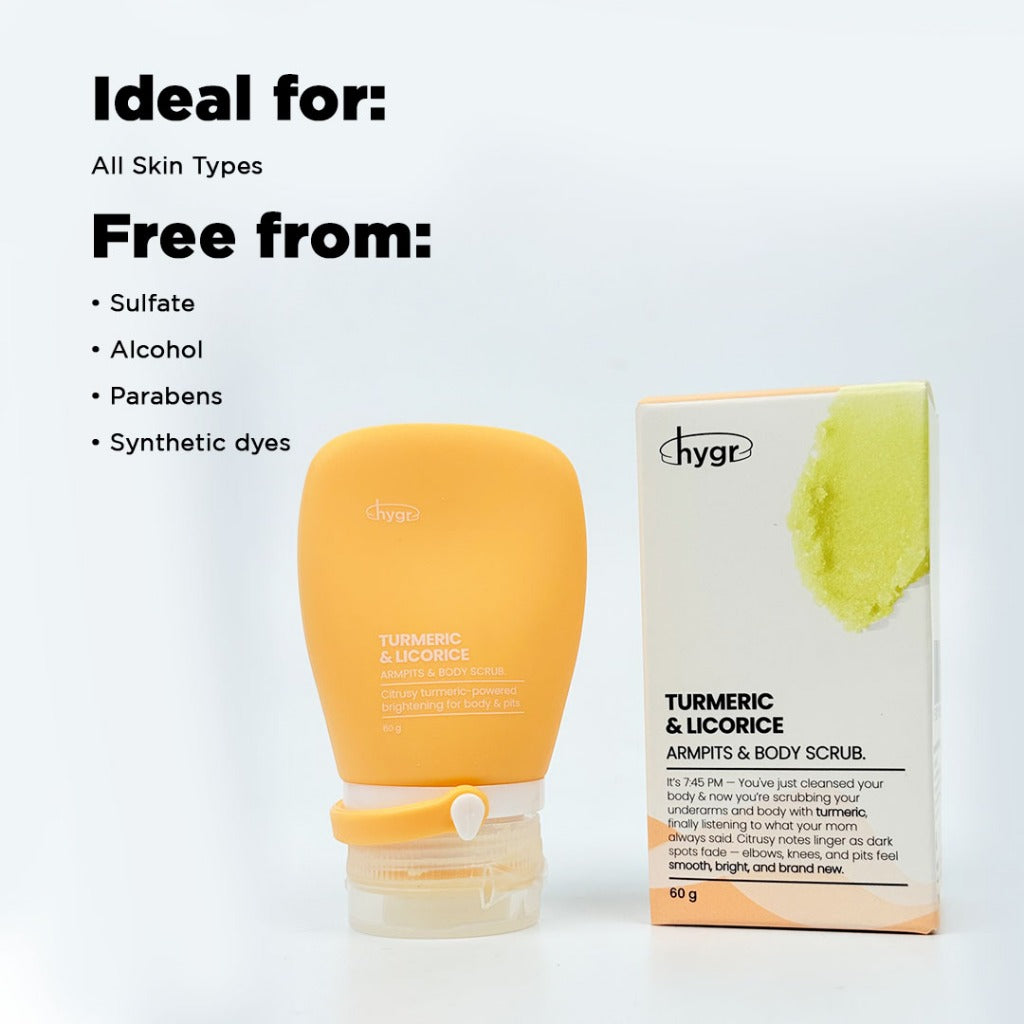 hygr Turmeric Licorice Armpits & Body Scrub