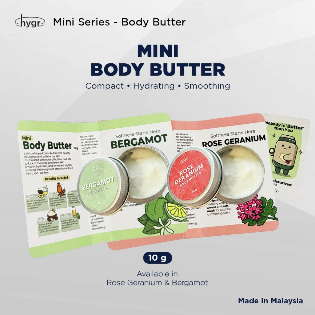 HYGR Mini Body Butter 10g | Body Care Hydrating Dry Skin