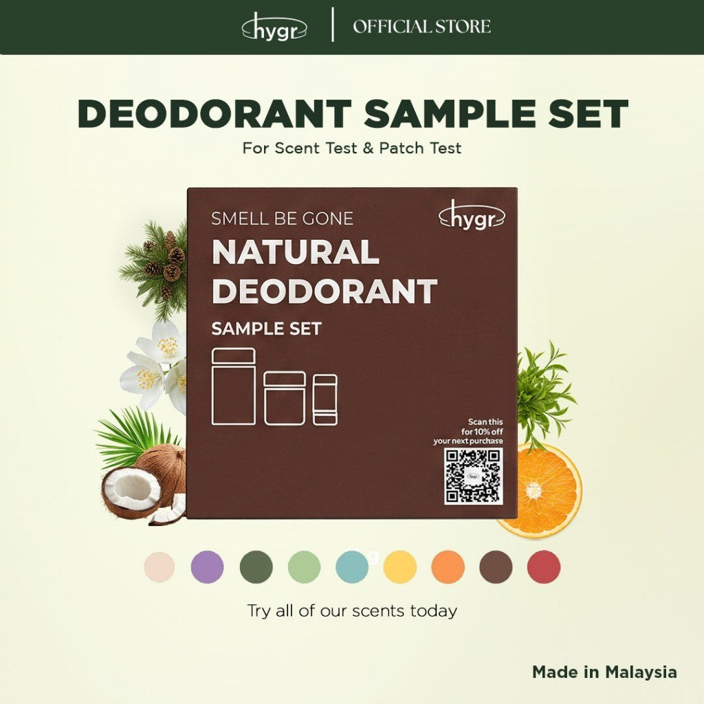 hygr Natural Deodorant Stick Sample Set