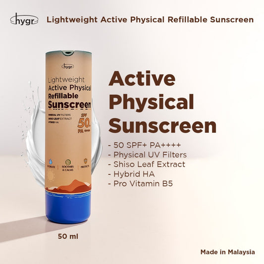 hygr Active Lightweight Moisturising Physical Sunscreen